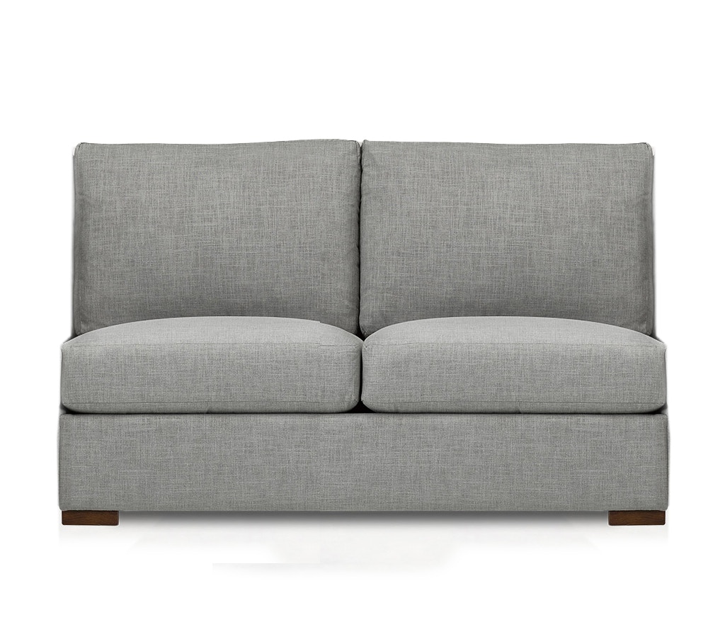 Winter Wide Track Armless Loveseat - Quick Ship Custom